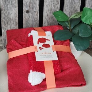 Colsie Red Pajama and Sock Set  Size XS